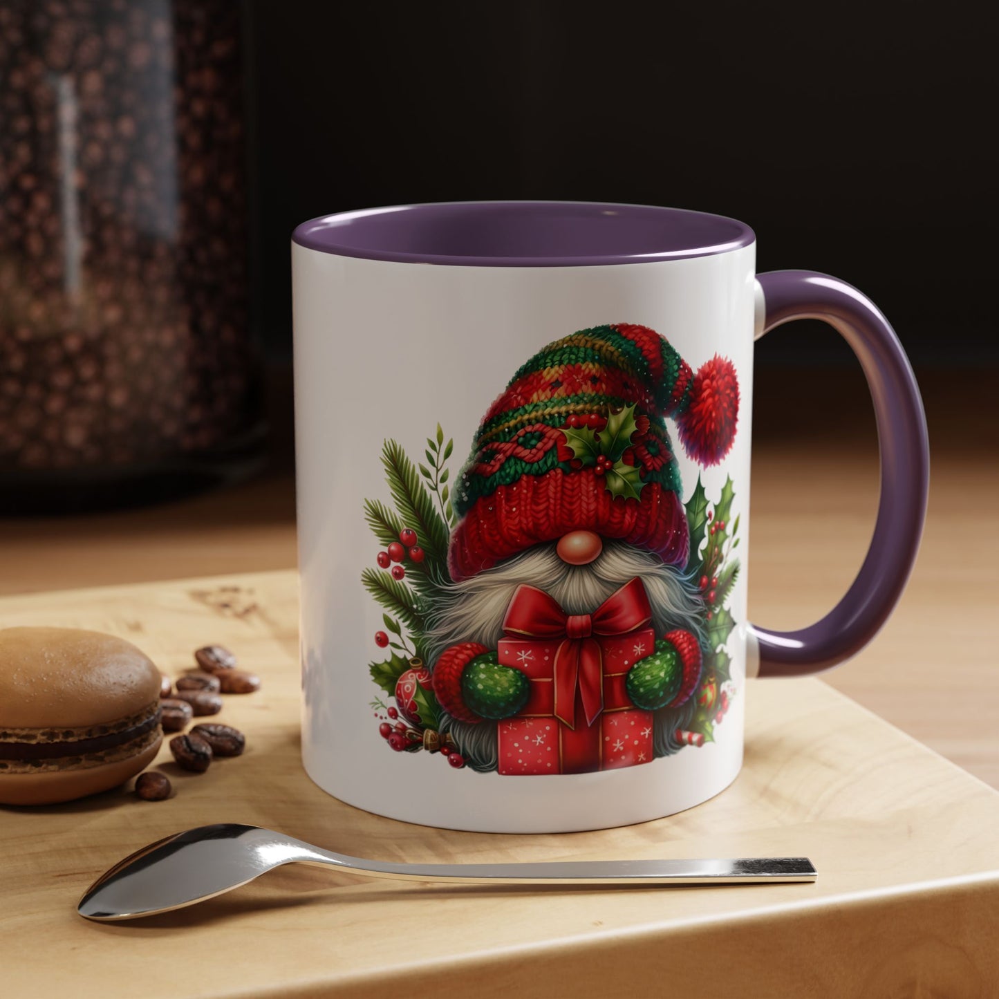 Christmas Mug - Gnome with Wrapped Present