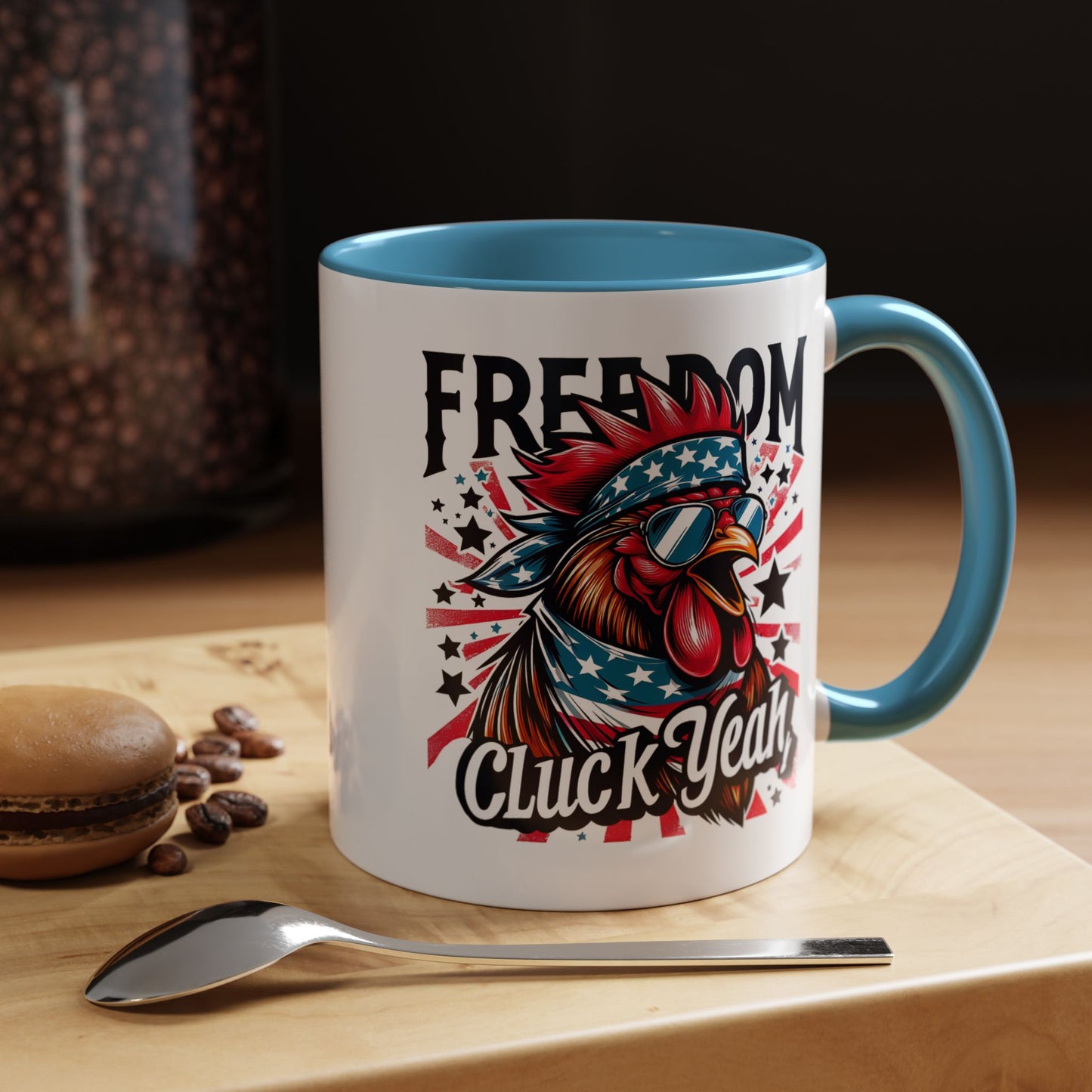 4th of July Mug - Freedom Cluck Yeah!