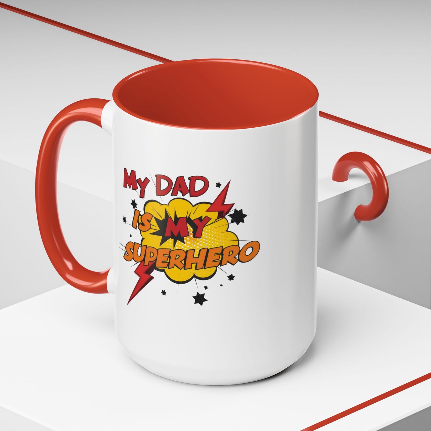 Father's Day Mug - My Dad Superhero