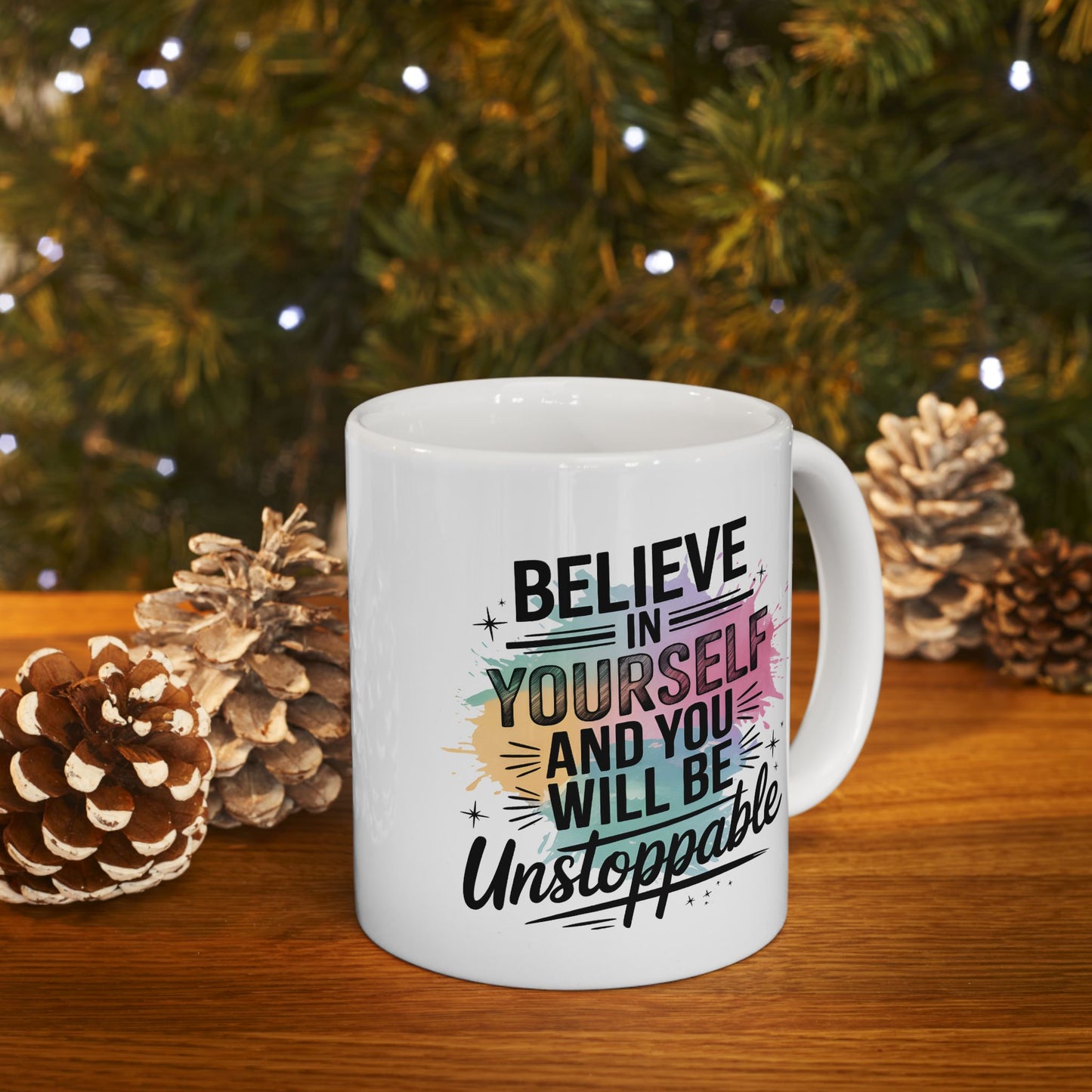 Motivation Mug - Believe In Yourself Unstoppable