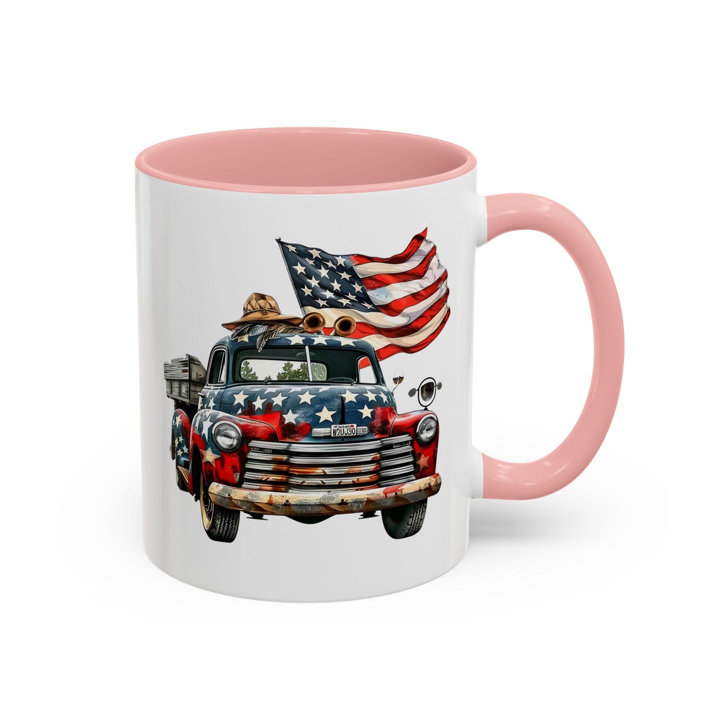 4th of July - Old Truck & Flag