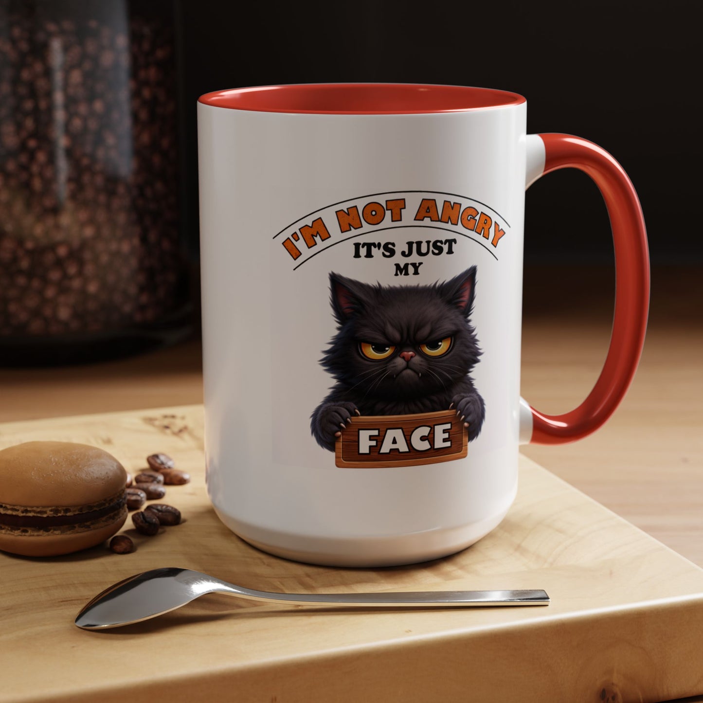 Humor Mug - I'm Not Angry It's Just My Face