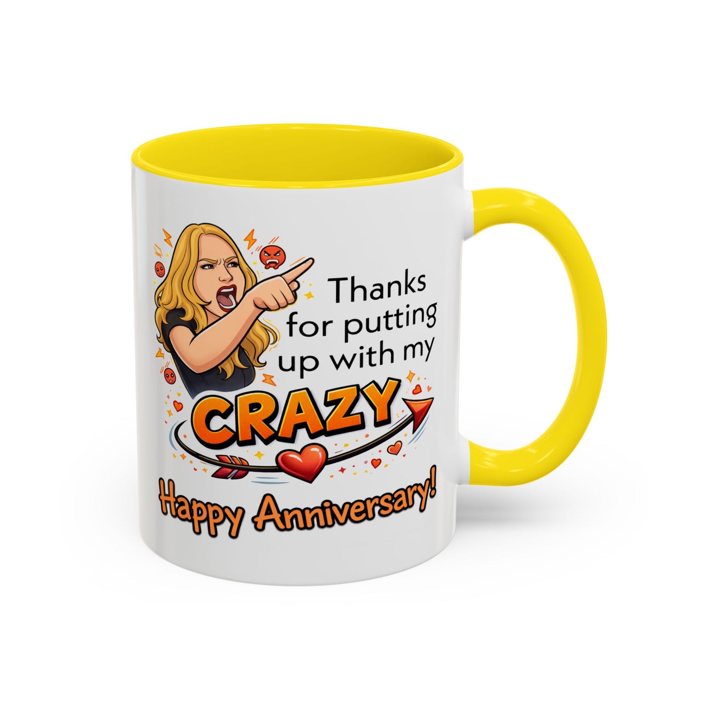Anniversary Mug - Thanks For Putting Up