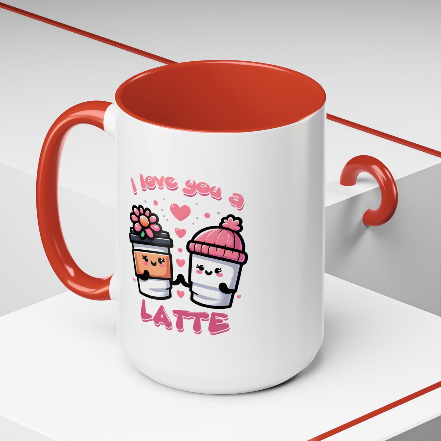 Valentine's Day Mug - I Love You A Latte Cute