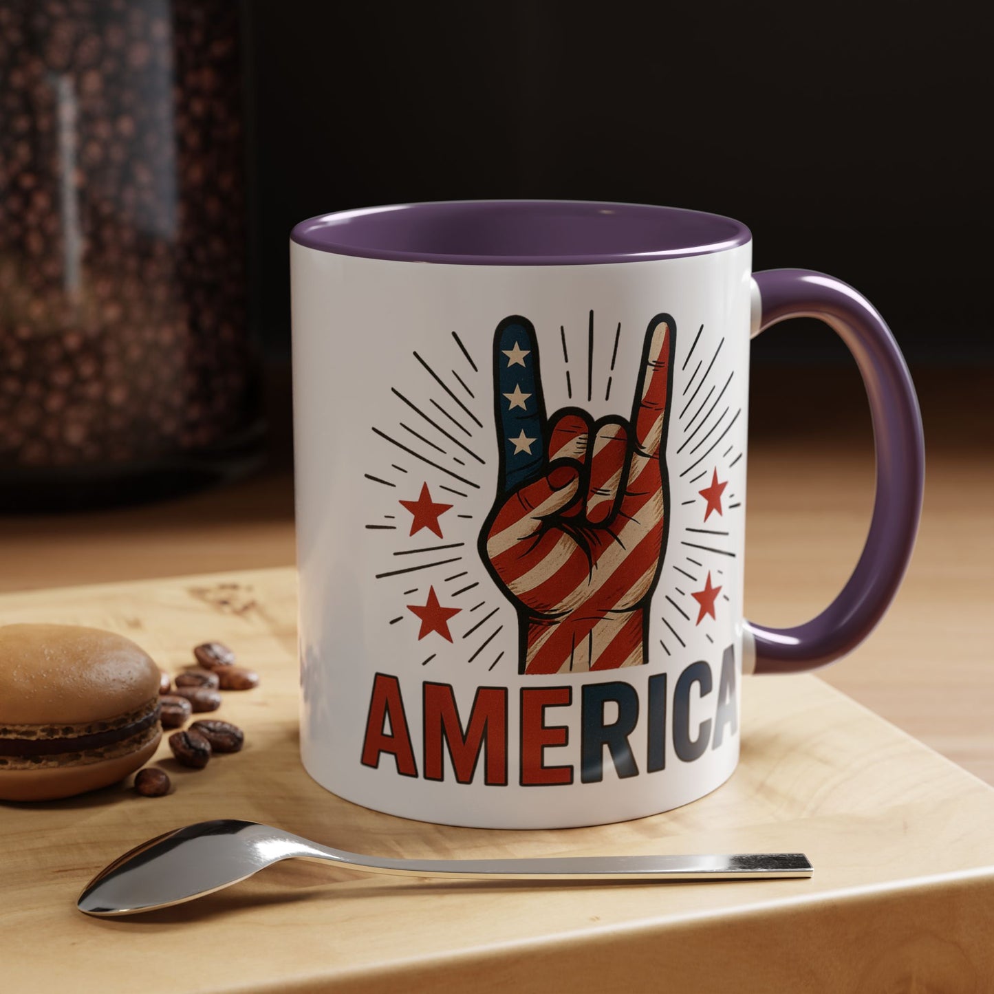 4th of July Mug - America Rock On