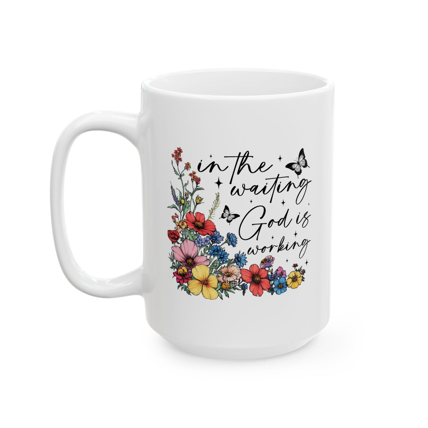 Religious Mug - In The Waiting