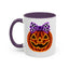 Halloween Mug - Purple Bow's Pumpkin