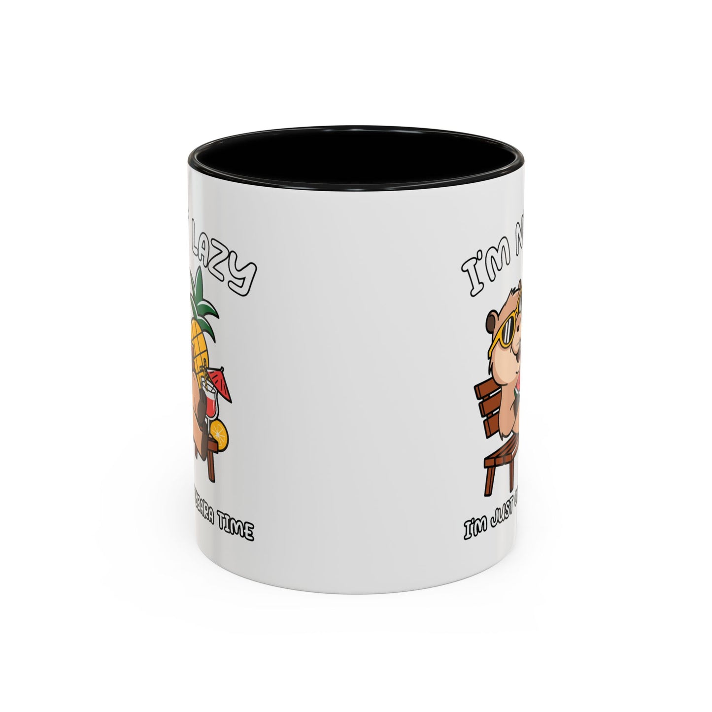 Humor Mug - I'm Not Lazy Capybara