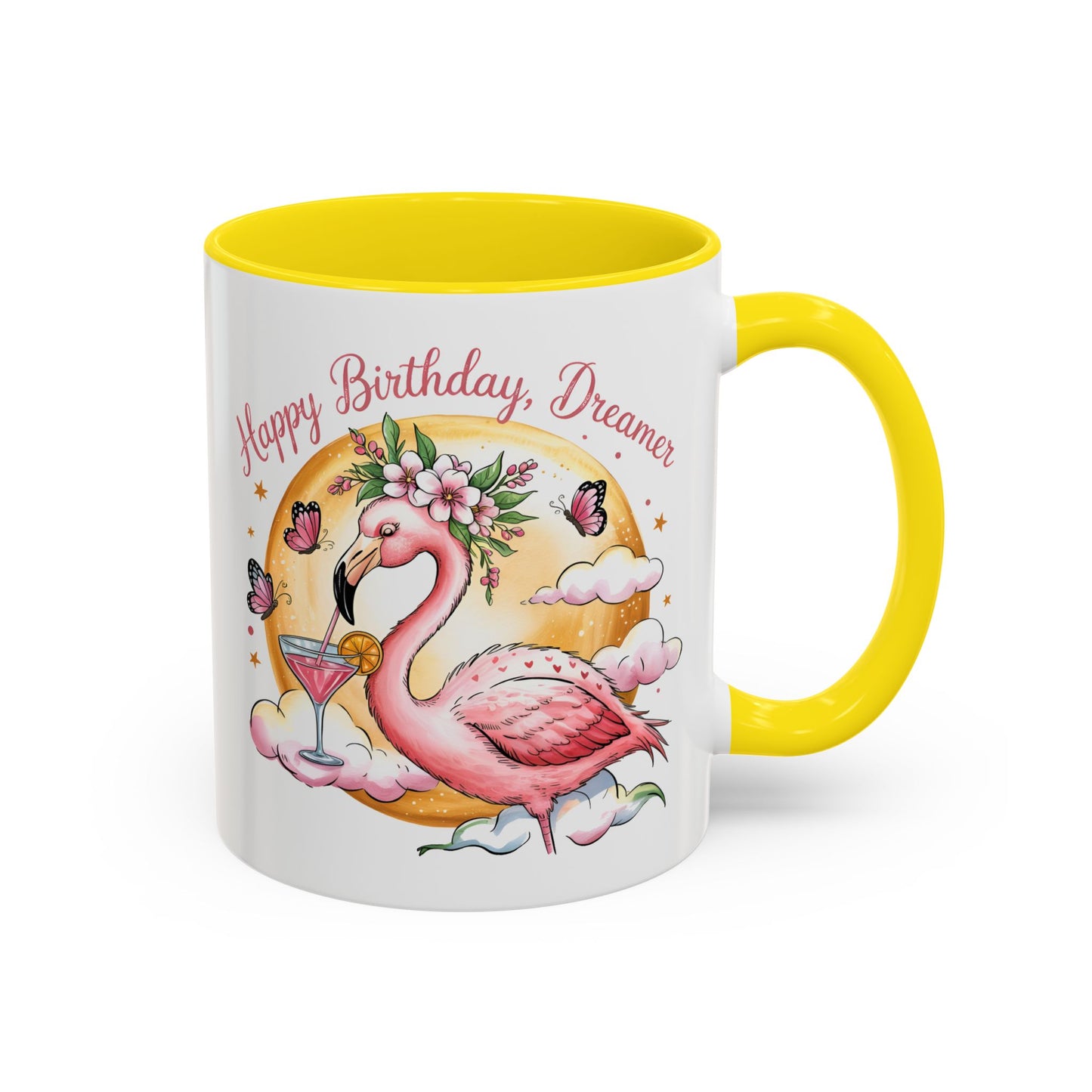 Birthday Mug - Pink Flamingo