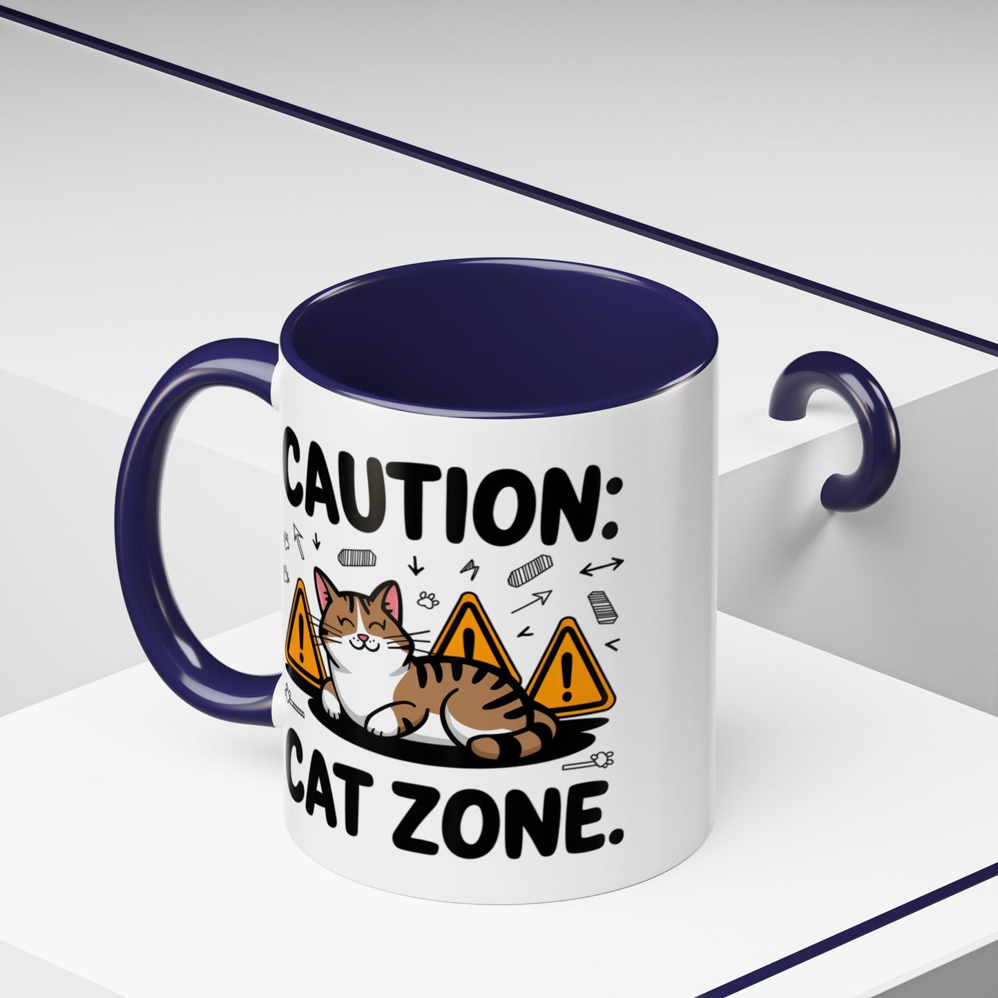 Animal Mug - Caution: Cat Zone