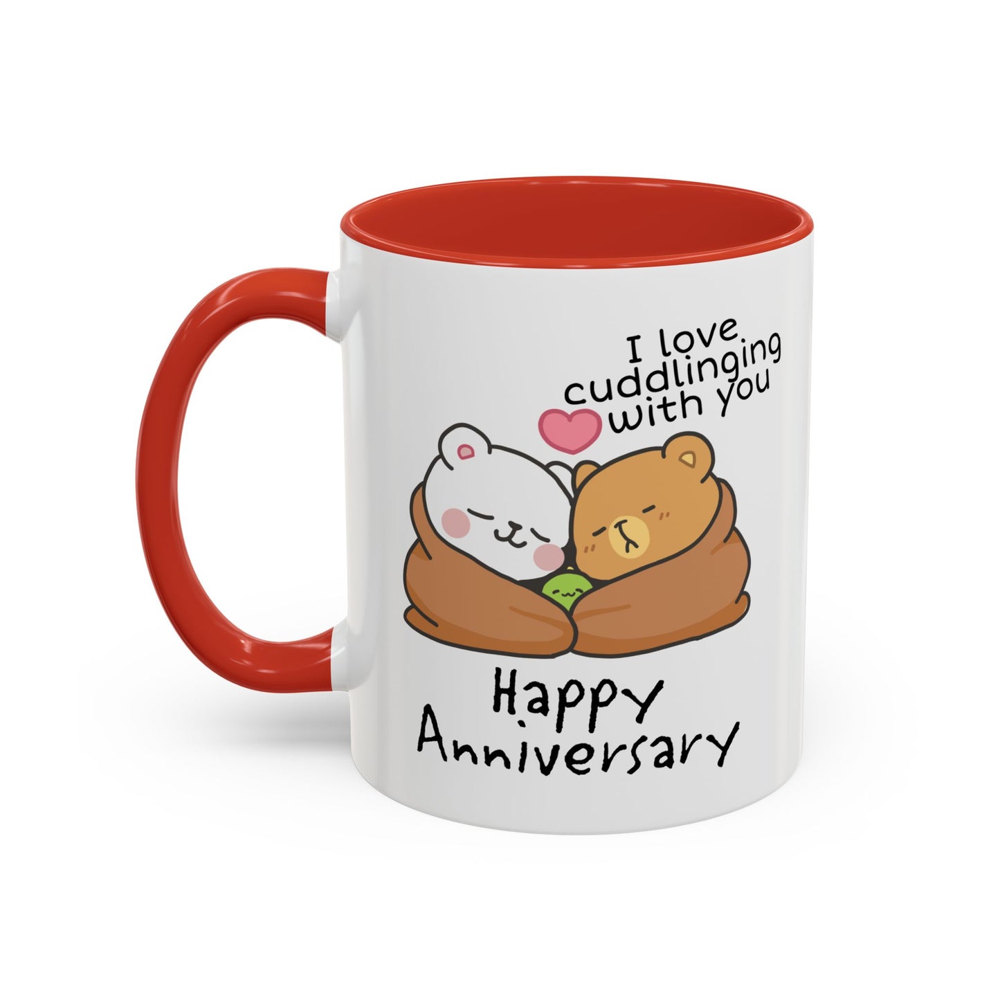 Anniversary Mug - I Love Cuddling With You