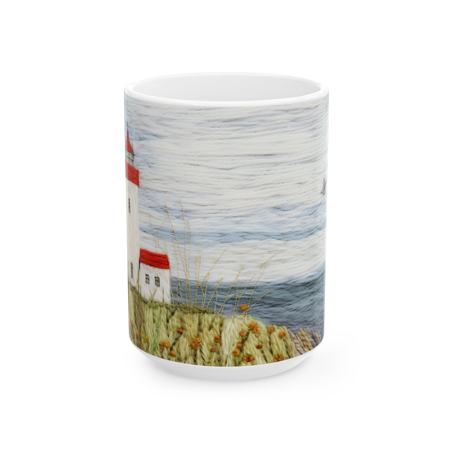 Artistic Mug - Felted Lighthouse 4