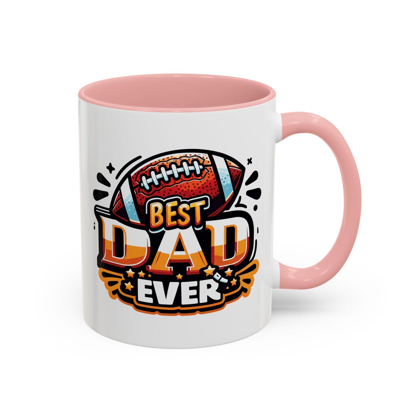 Father's Day Mug - Best Dad Ever Football