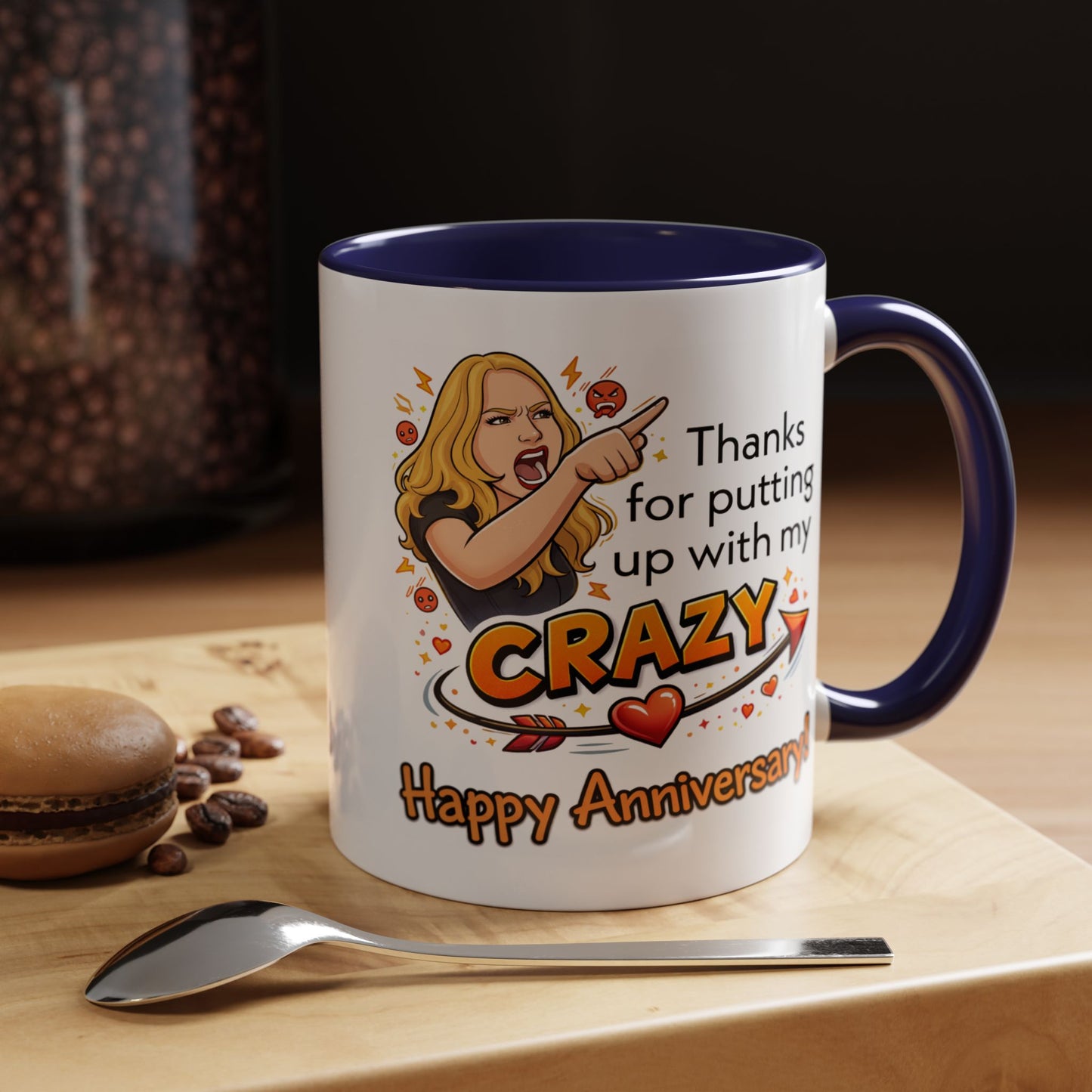 Anniversary Mug - Thanks For Putting Up