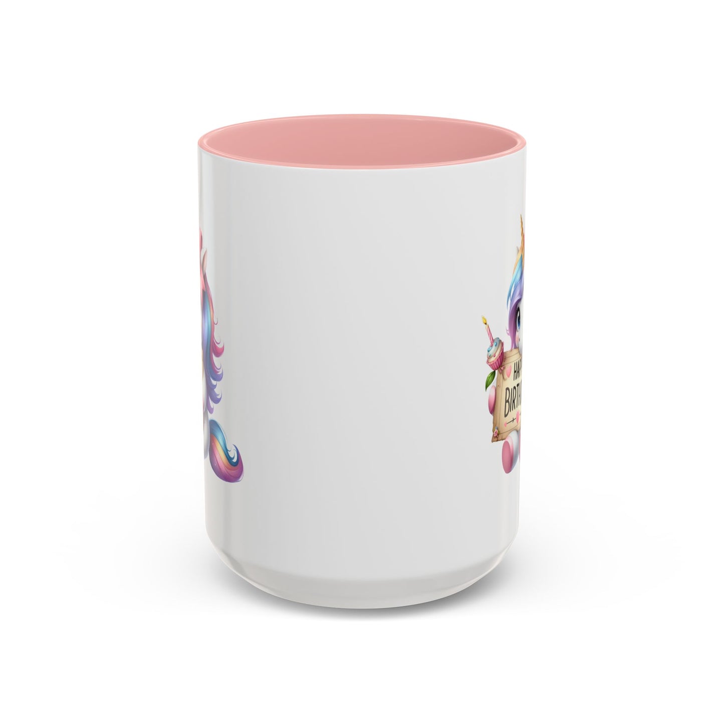 Birthday Mug - Girl Unicorn Happy Birthday Sign