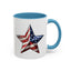 4th of July Mug - American Flag Star 3