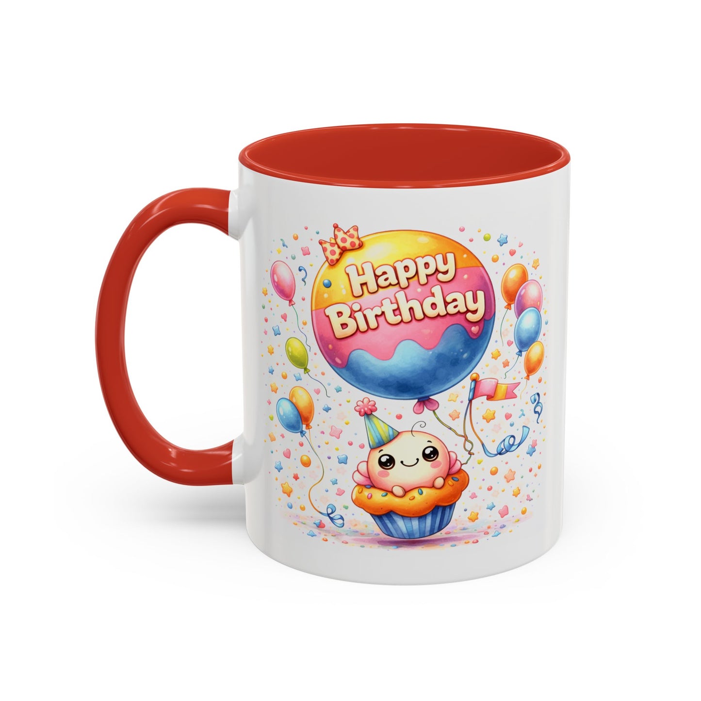 Birthday Mug - Cupcake Balloon