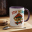 Humor Mug - Stay Weird Mushroom Skateboard