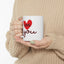Anniversary Mug - I Love You Heart Graphic
