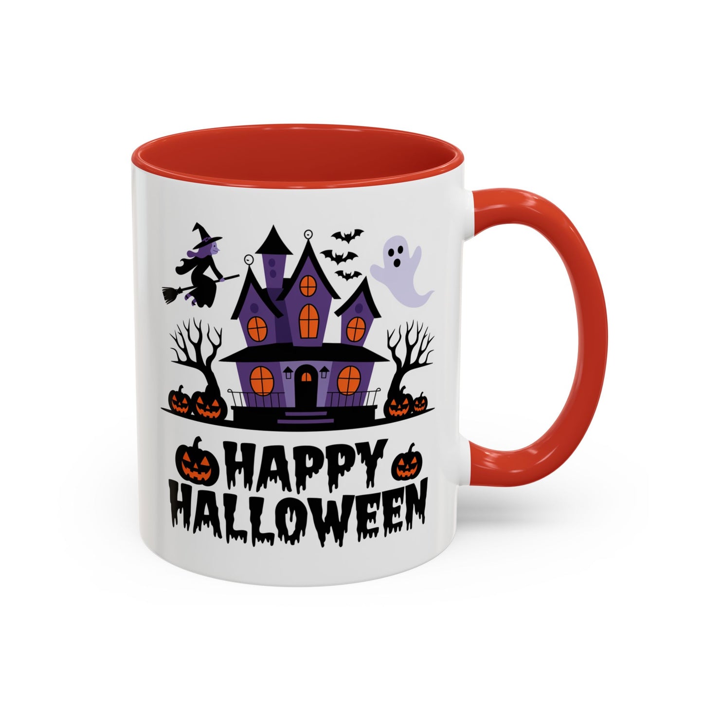 Halloween Mug - Happy Halloween Purple House