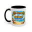 Humor Mug - Life Happens the beach Helps