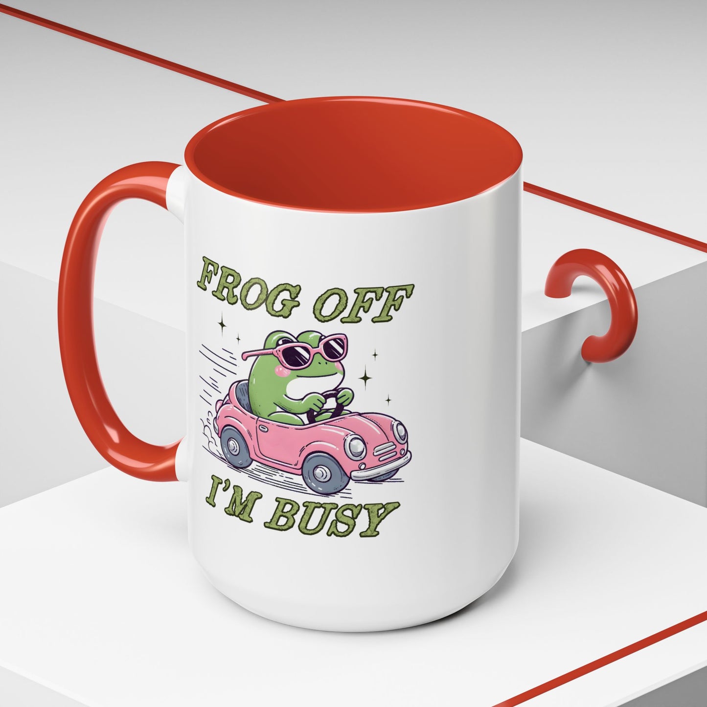 Humor Mug - Frog Off I'm Busy