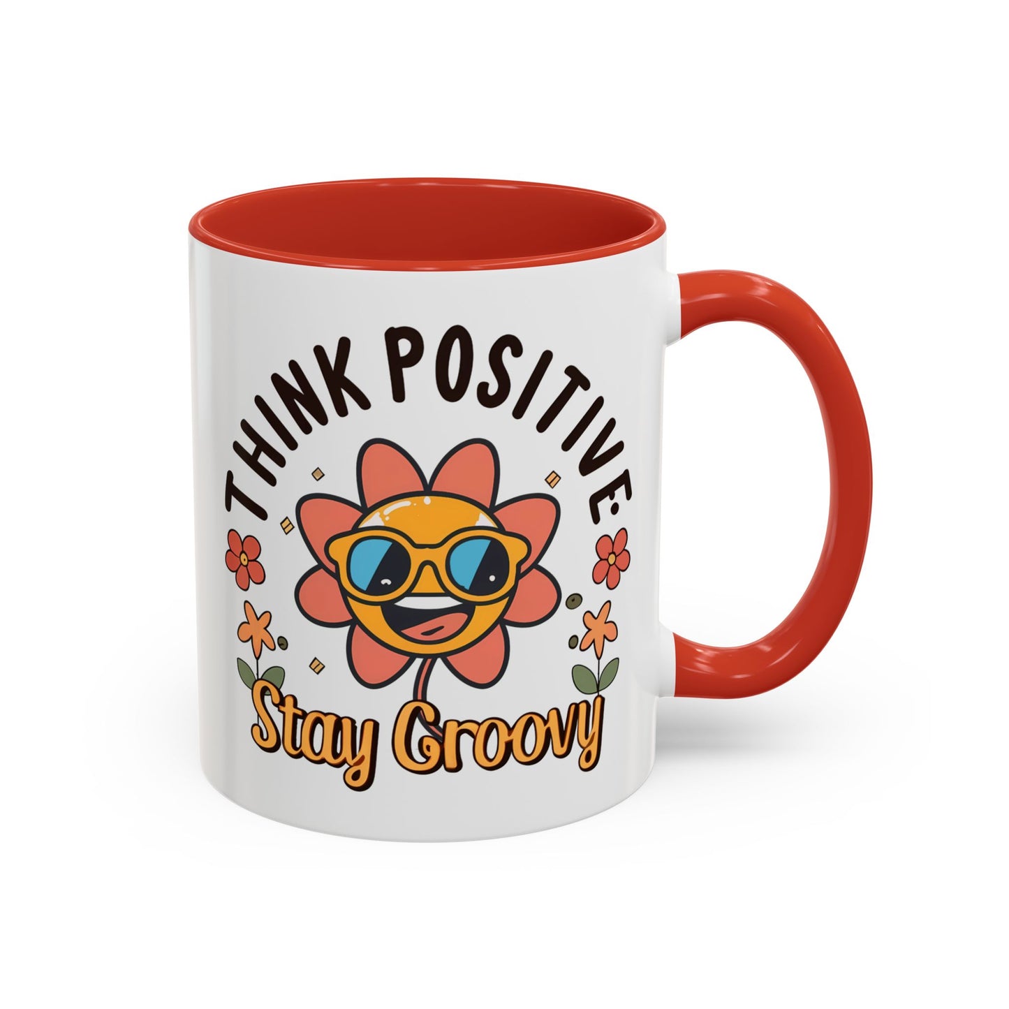Wellness Mug - Think Positive Stay Groovy