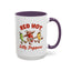 Humor Mug - Red Hot Silly Peppers