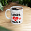 Humor Mug - Don't Worry Ladies I'm Single
