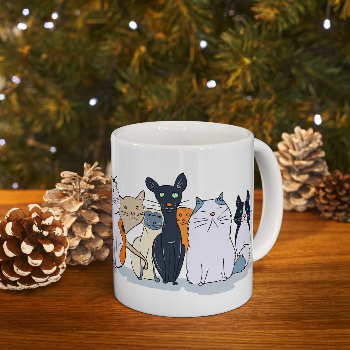 Animal Mug - Animated Cat Wrap