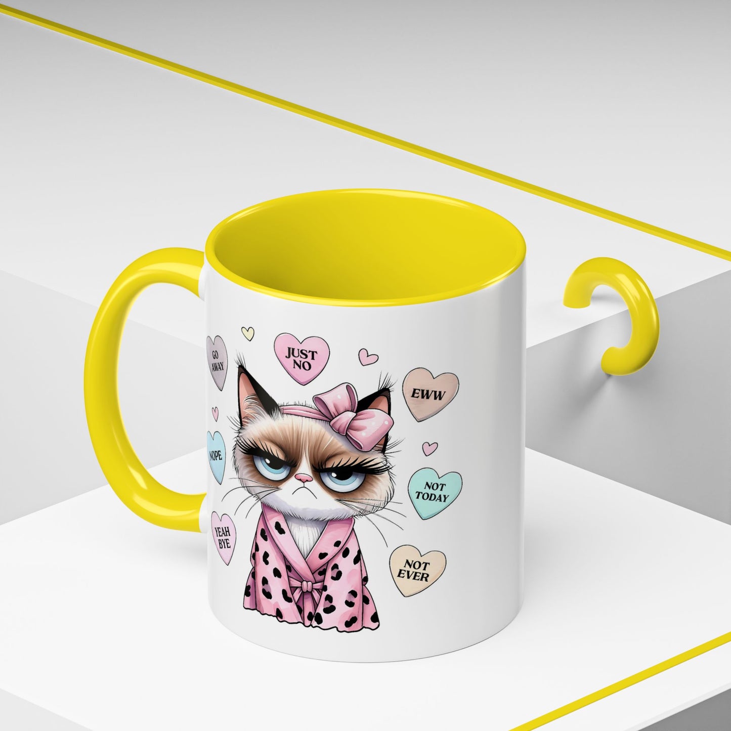Animal Mug - Conversation Hearts