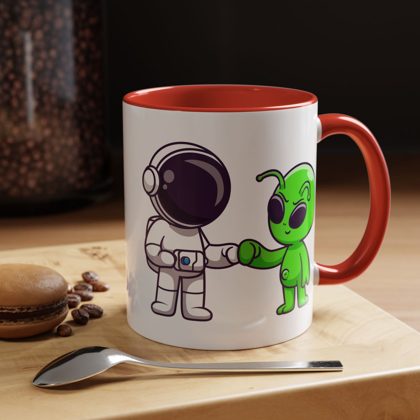 Alien Mug - Astronaut Alien Fist Pump