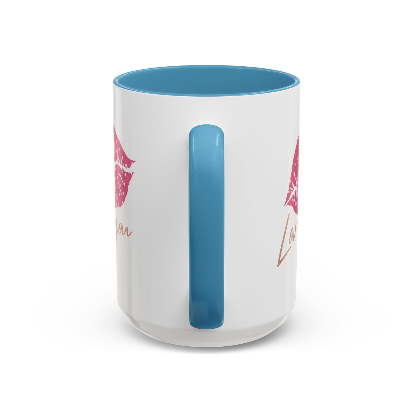 Valentine's Day Mug - Love You Lips Kiss