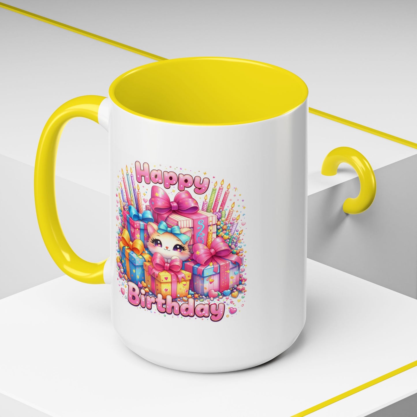 Birthday Mug - Kawaii Kitty