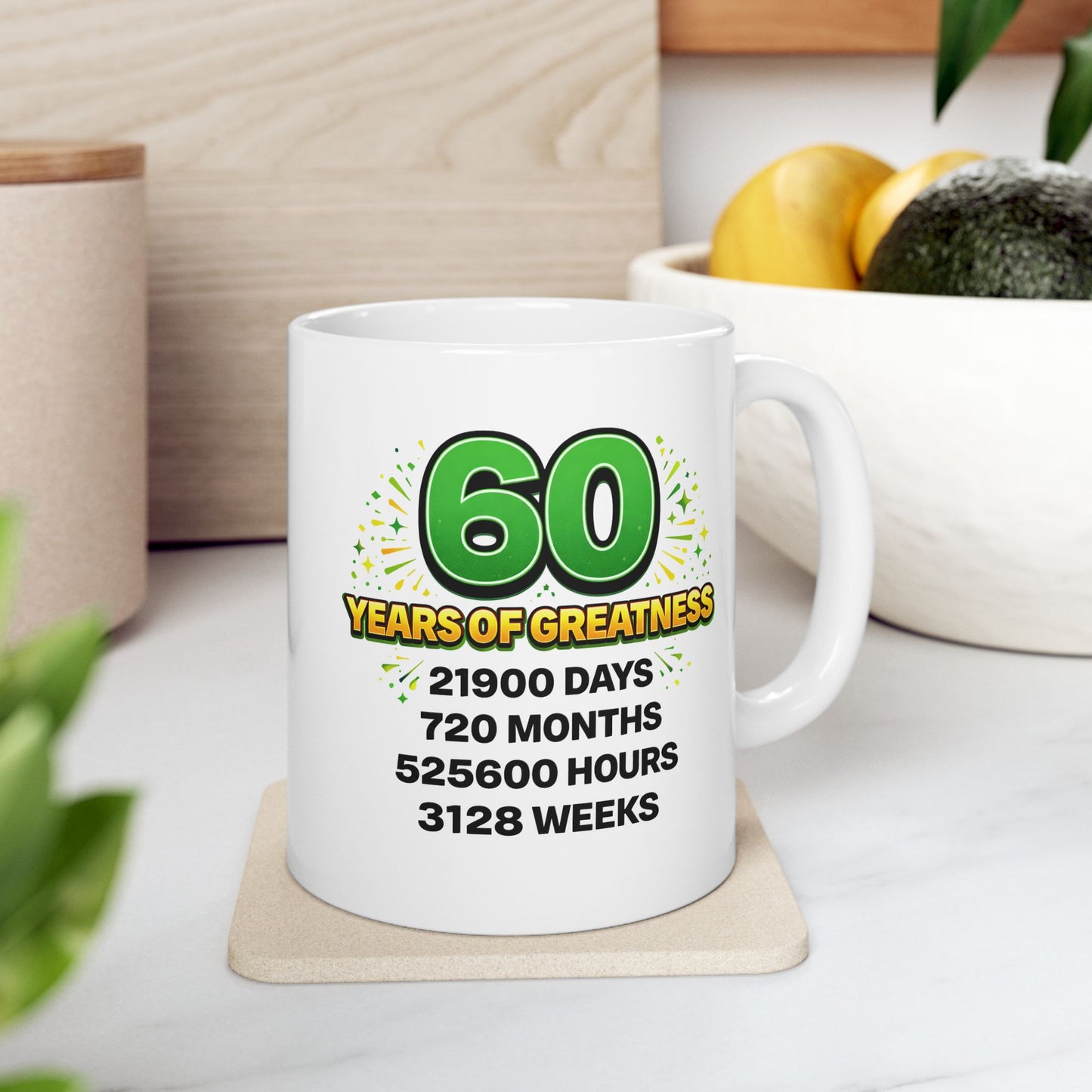 Birthday Mug - 60 Years of Greatness