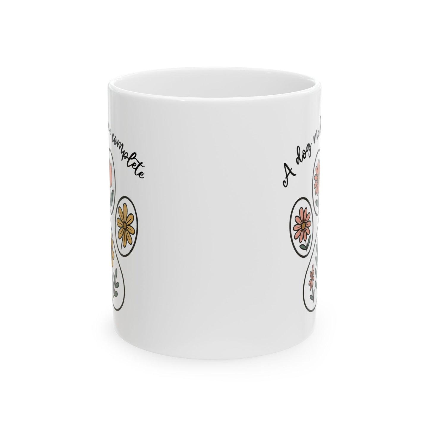 Animal Mug - A Dog Makes Love Complete