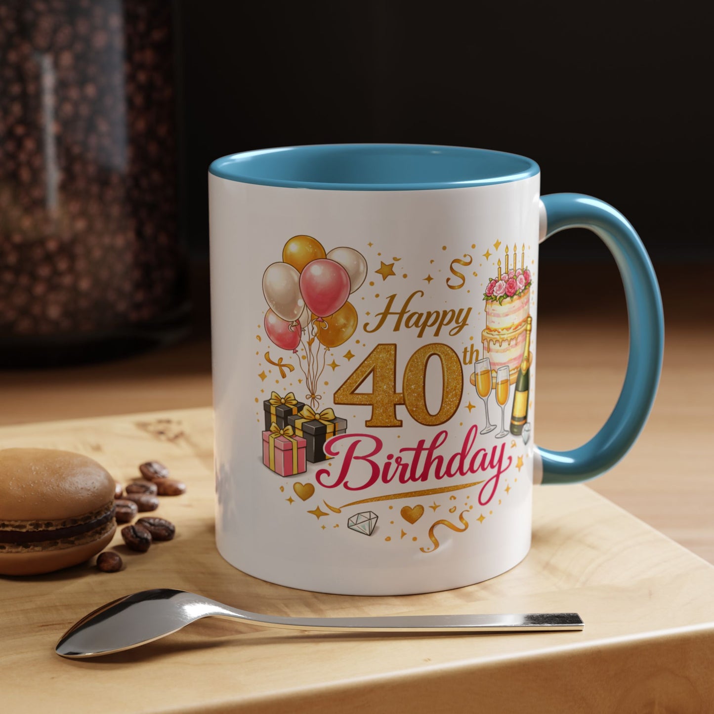Birthday Mug - Happy 40th