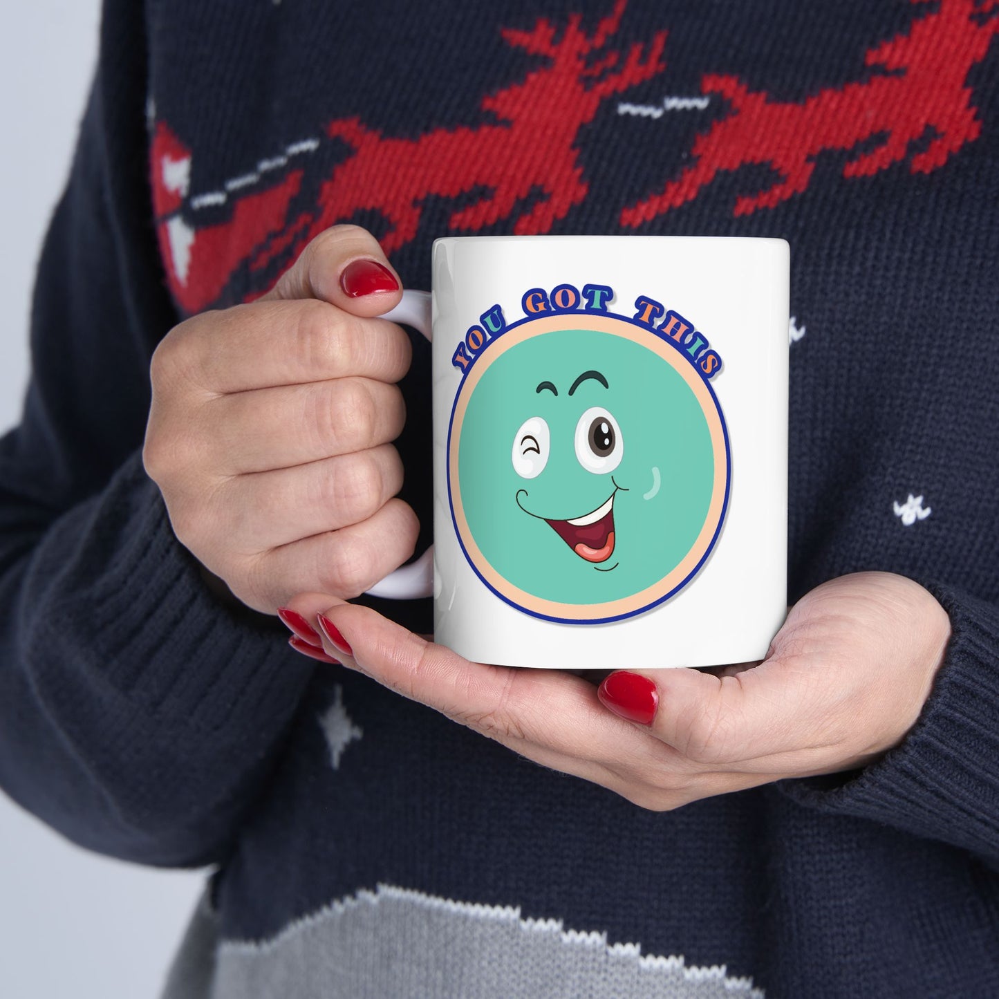 Motivation Mug - You Got This Smiley Face