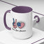4th of July Mug - Peace Love America