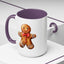 Christmas Mug - Gingerbread Man Red Bow