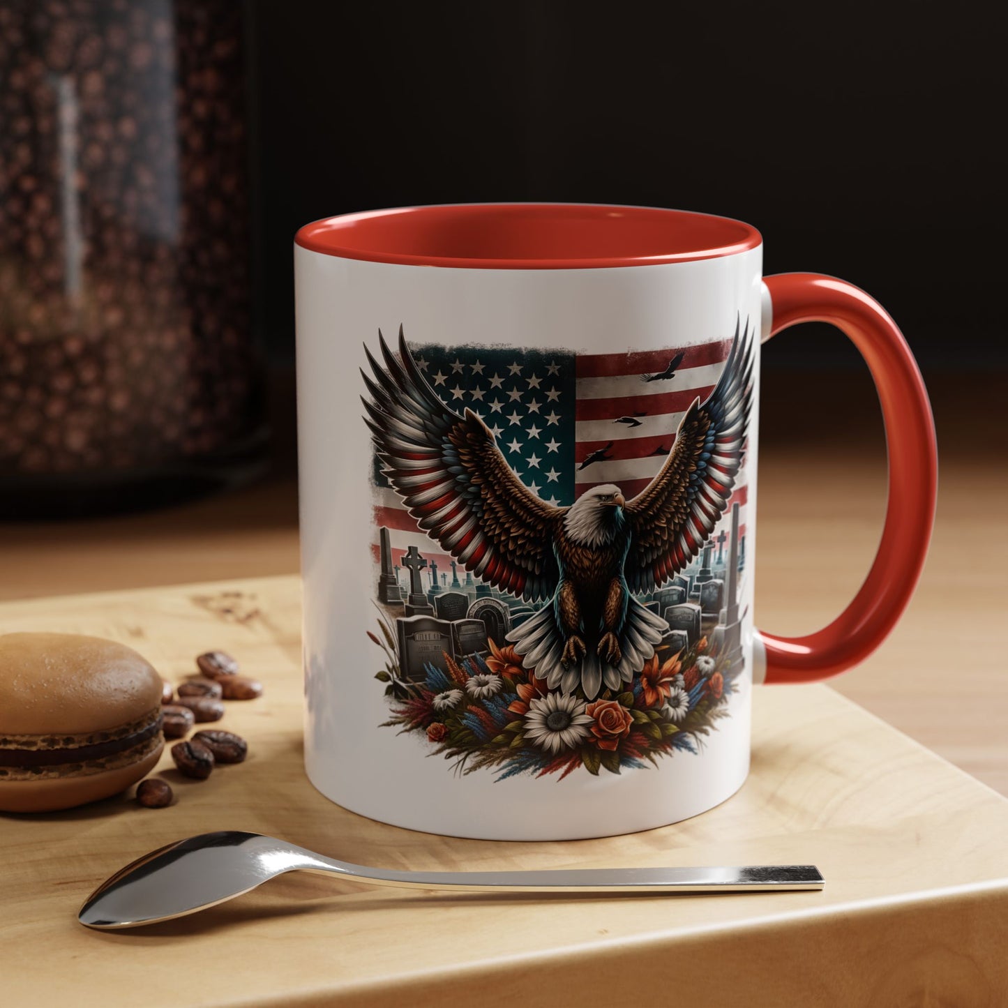 4th of July Mug - American Bald Eagle Memorial