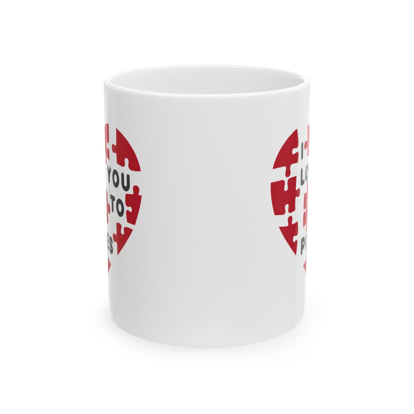 Anniversary Mug - I love You to Pieces Puzzle