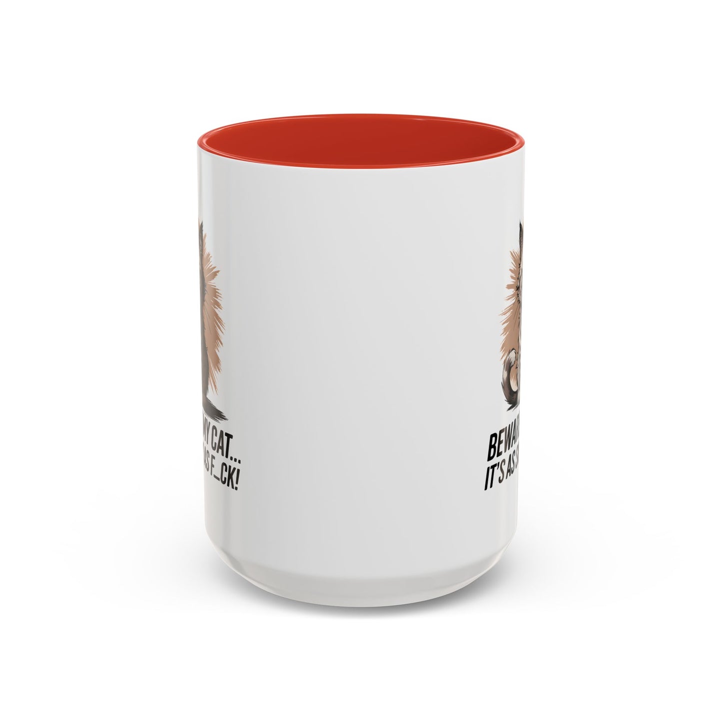Humor Mug - Beware of My Cat