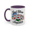 4th of July Mug - God Bless America Daisies