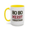 Christmas Mug - Ho Ho Ho Merry Christmas Red & Green Text 4