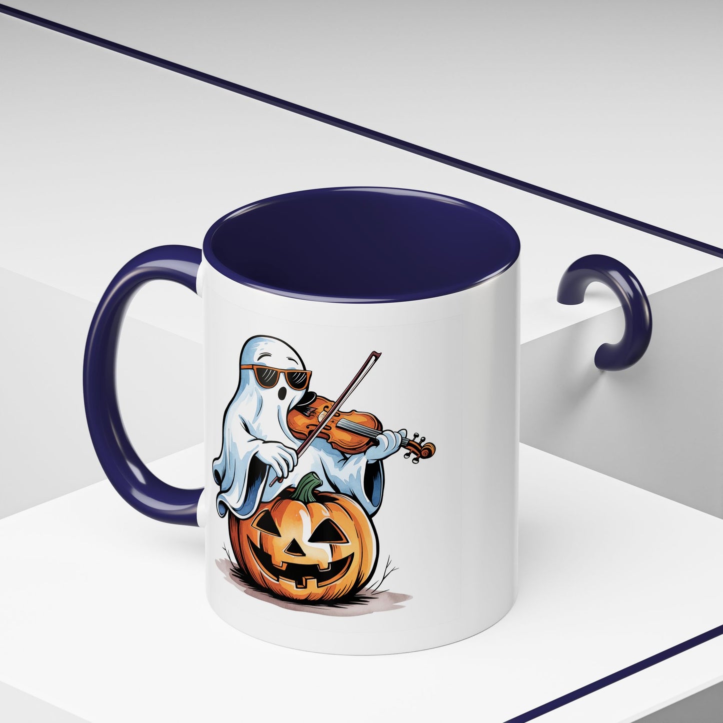 Halloween Mug - Violin Playing Ghost
