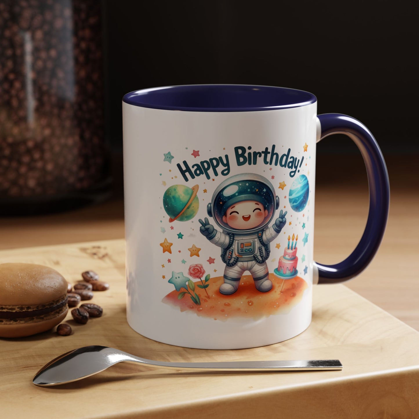 Birthday Mug - Happy Birthday Astronaut