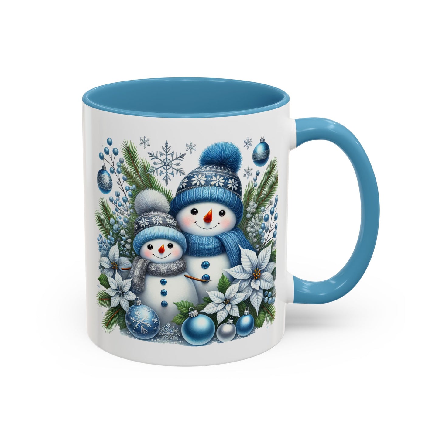 Christmas Mug - Blue Snowman Child