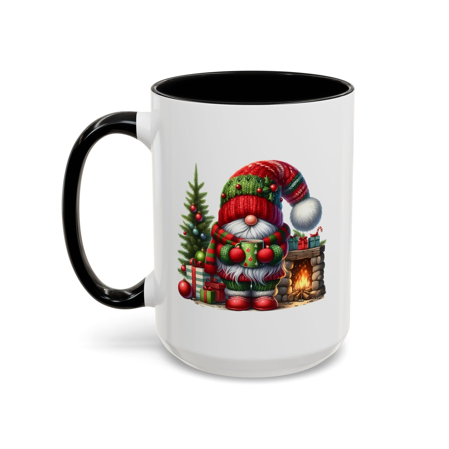 Christmas Mug - Gnome Fireplace