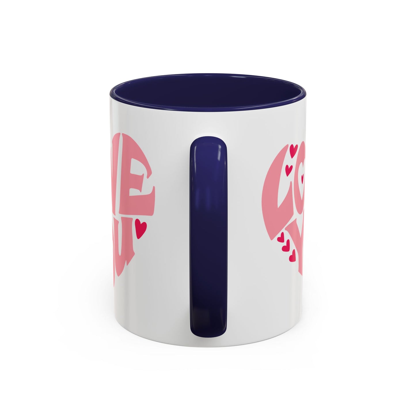 Valentine's Day Mug - Love You Heart Lettering